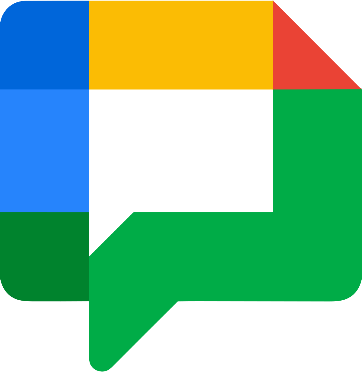 Google Chat's logo sm'